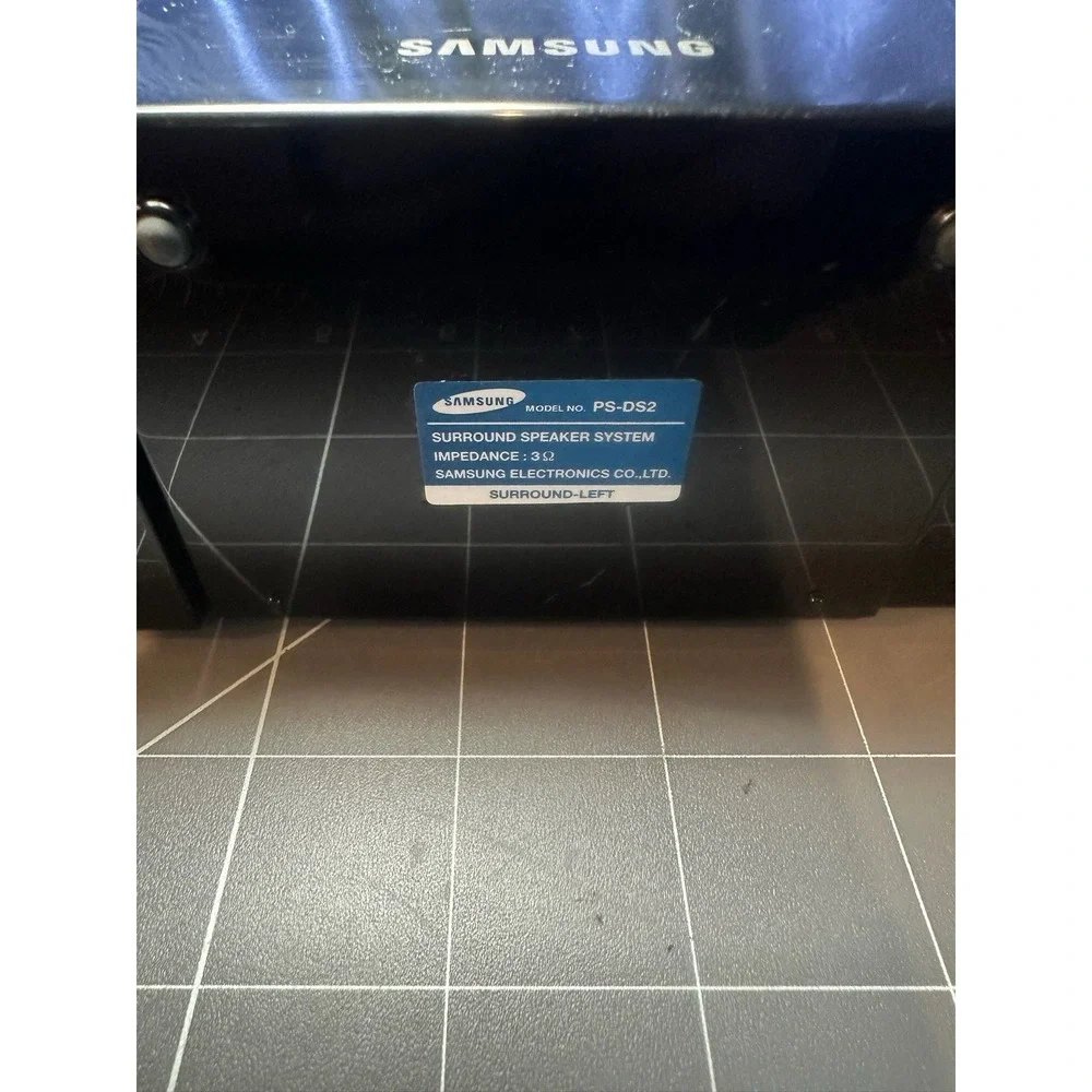 4 Samsung Black PS-DS2 Satellite Speakers Home Theater Surround Sound Tested